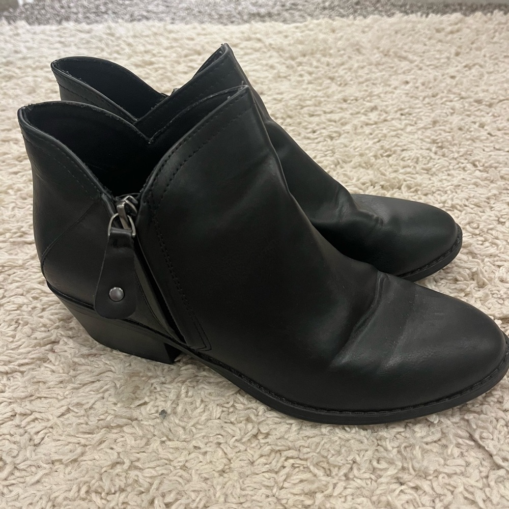 SO Black Ankle Booties